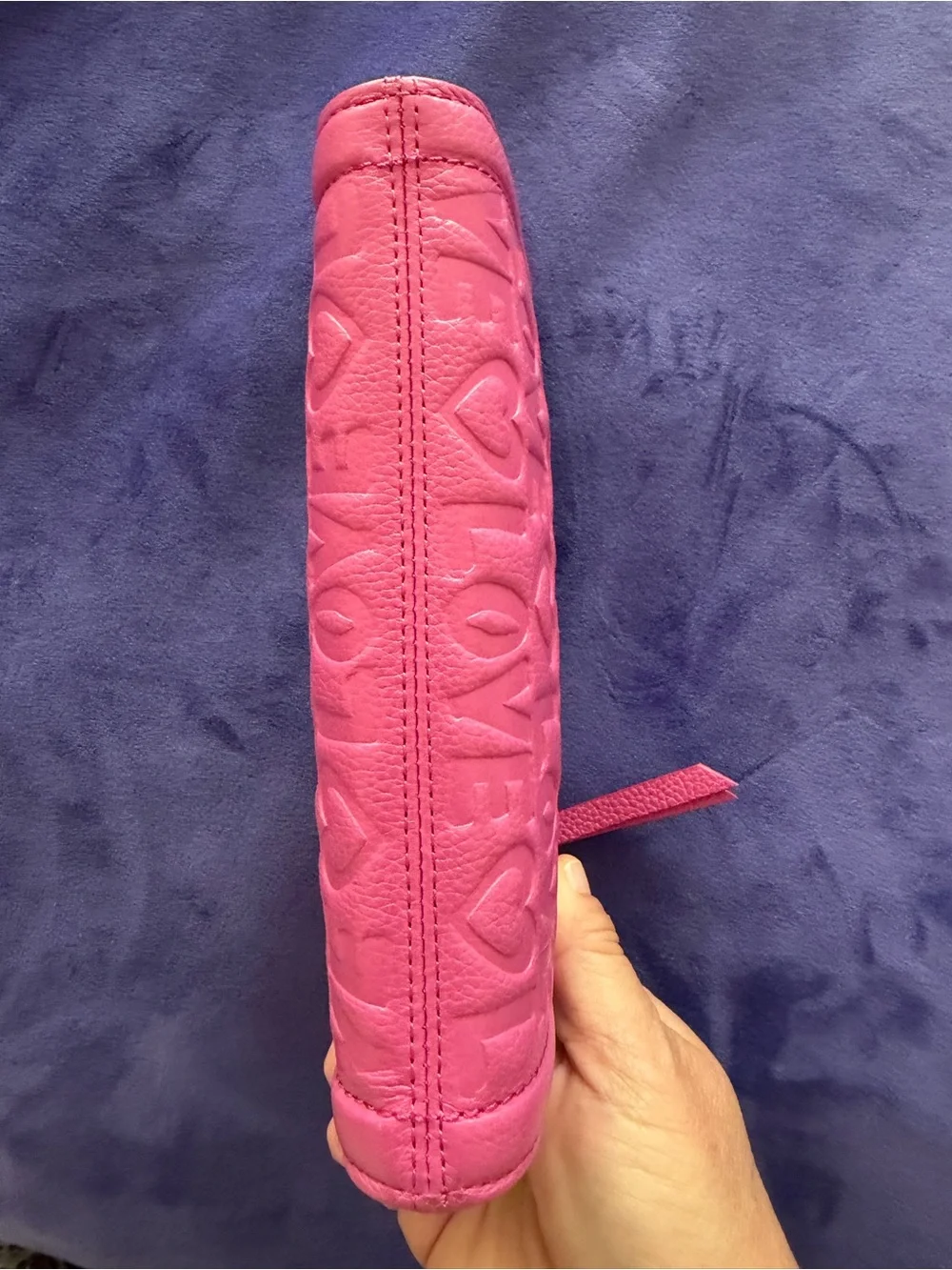 Brighton Deeply In Love Medium Pouch in Bubble Gum Pink. STYLE E5533B